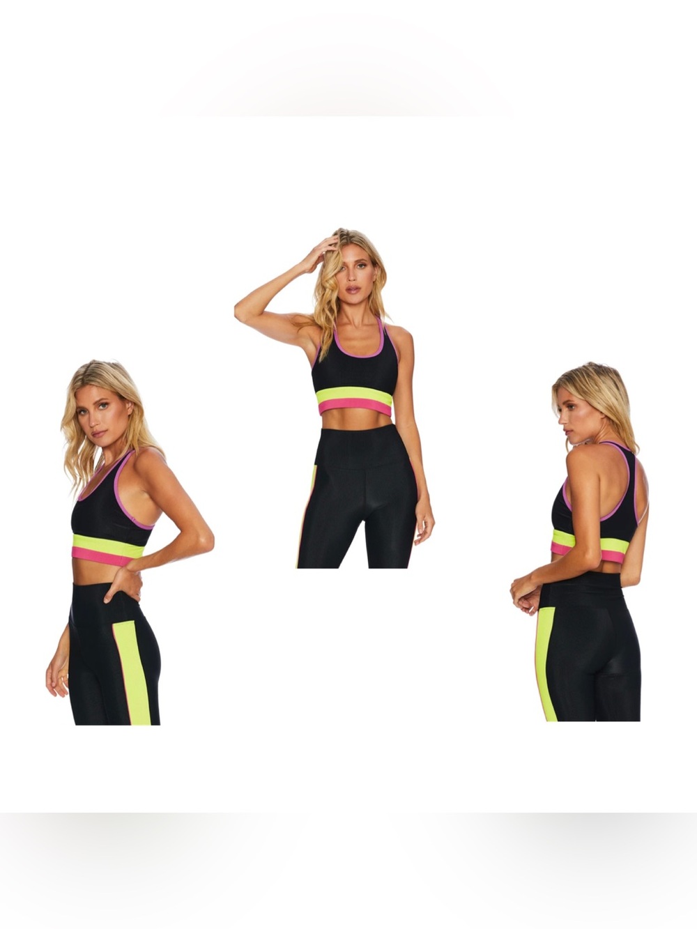 MARIANNA TOP BLACK LIME PUNCH